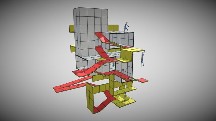 Entrega Pliegues mas Cajas 3D Model