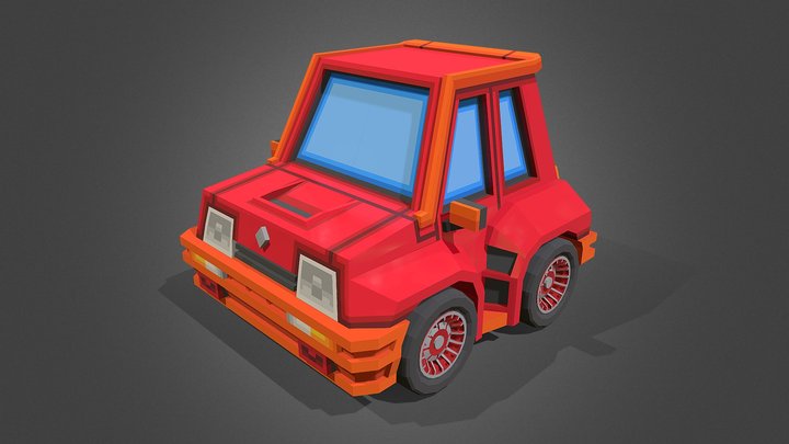 Renault 5 Turbo 3D Model