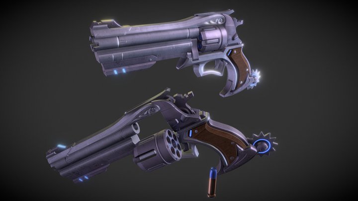 McCree Peacekeeper 3D Model