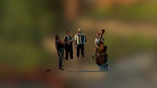 Cantina Band 3D Model
