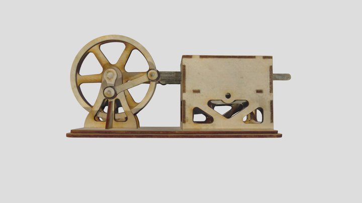 Steam Engine 3D Model