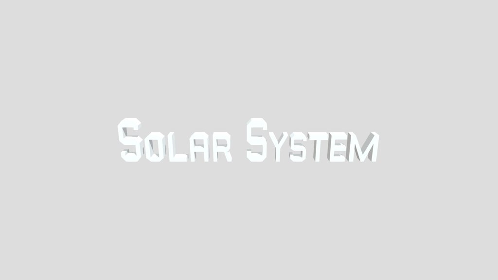 Solar System (2027) Movie logo