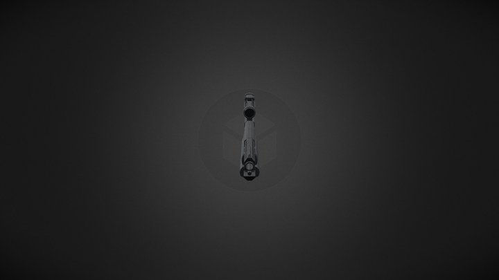 Gaming Gun 3D Model