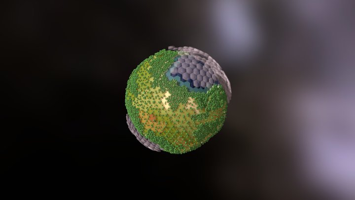 The Hex World 3D Model