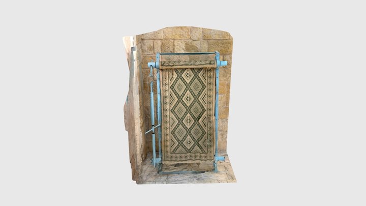 Traditional Loom with Woven Carpet – Medina of … 3D Model