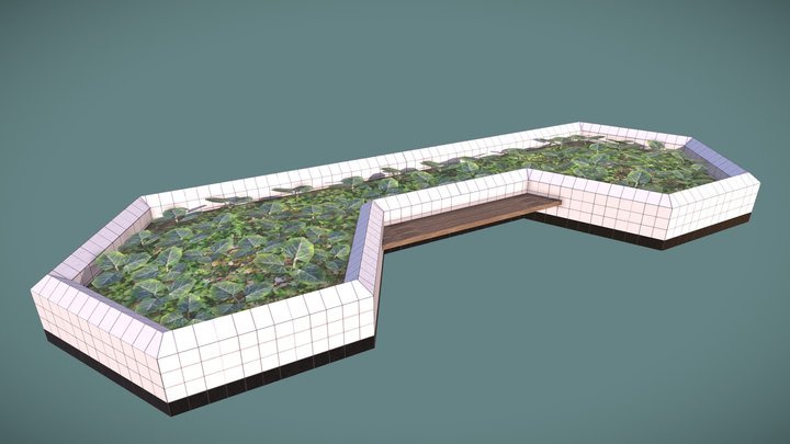 Raised Bed 3D Model