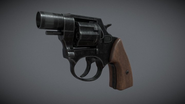 Pocket Revolver 3D Model