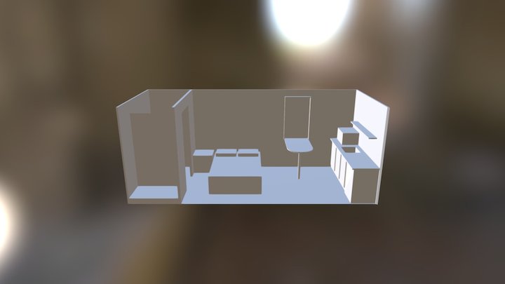 Container Home 1 3D Model