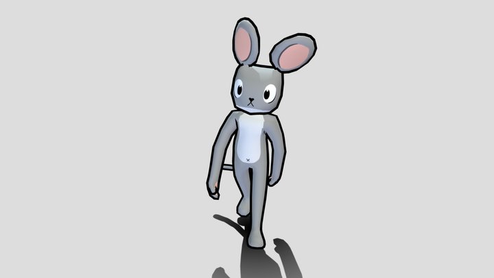 ANIMATED AND TEXTURED MOUSE 3D Model