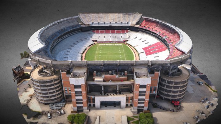 Alabama Bryant–Denny Football Stadium 3D Model