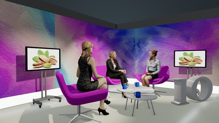 Graphis Advertising - Studio TV 3D Model