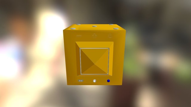 CubeLink Orange 3D Model