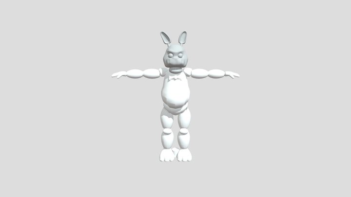 Animatronic Bunny-Head 3D Model
