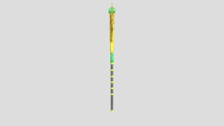 Magic staff minecraft | Магический посох 3D Model