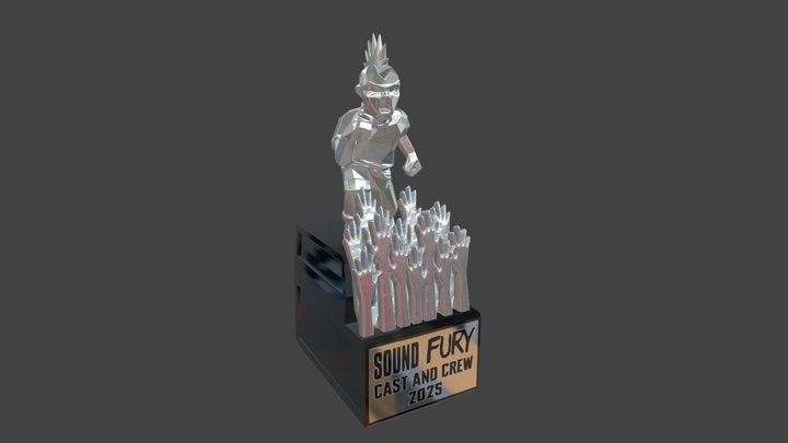 SOUND-FURY TROPHY 3D Model