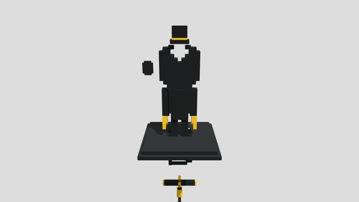 Bendy the Dancing Demon (Final Ver) (Fraymakers) 3D Model