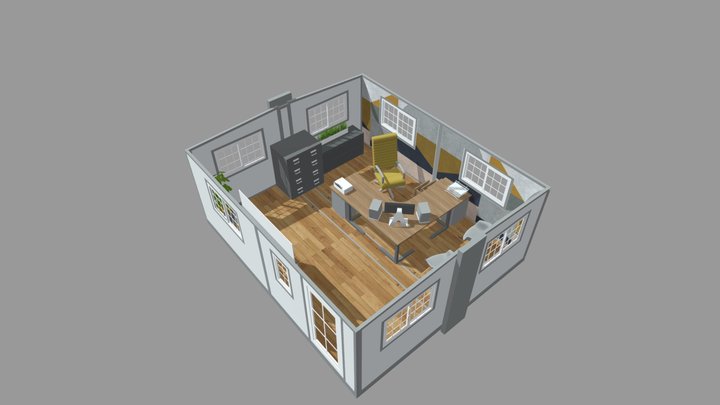 BoxHouse: Mini - Office 3D Model