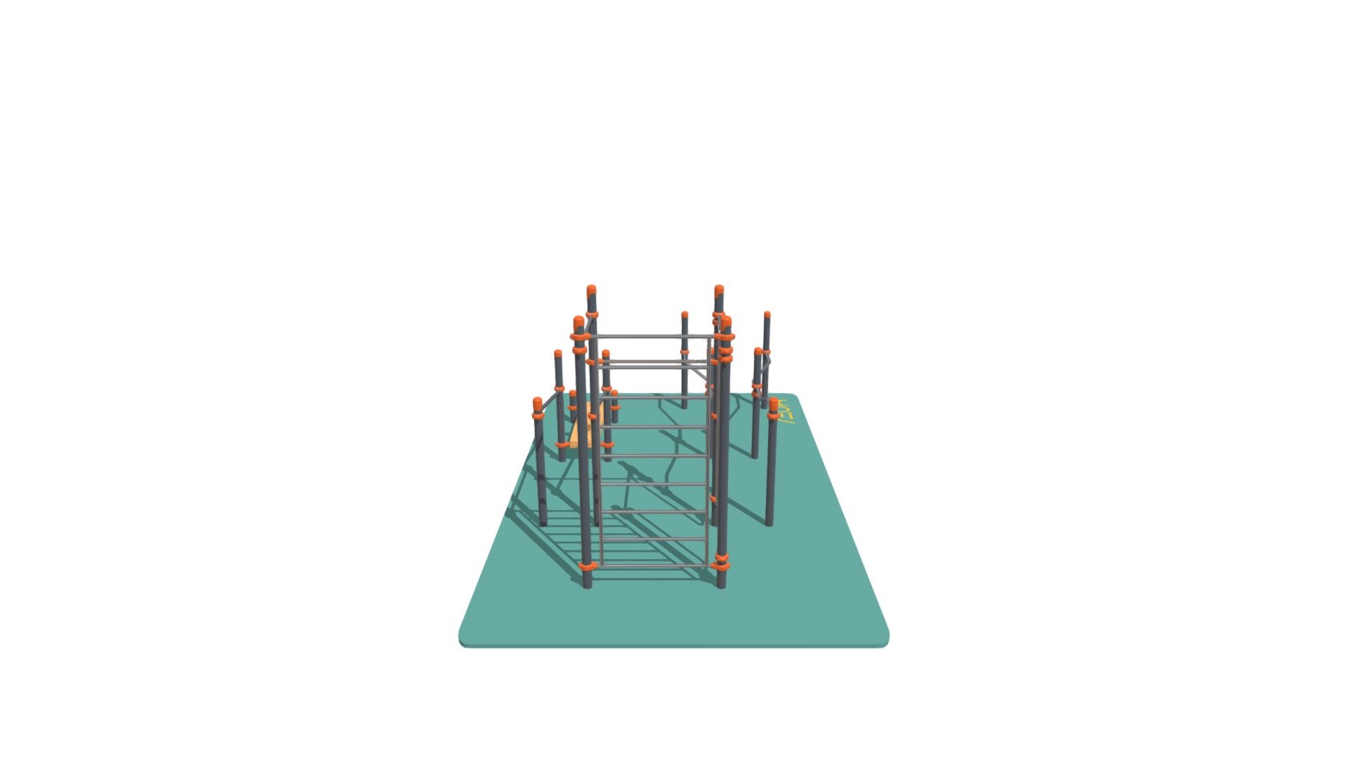 WO3300_089_35_00_000 - Воркаут комплекс — Sketchfab embed 3D viewer