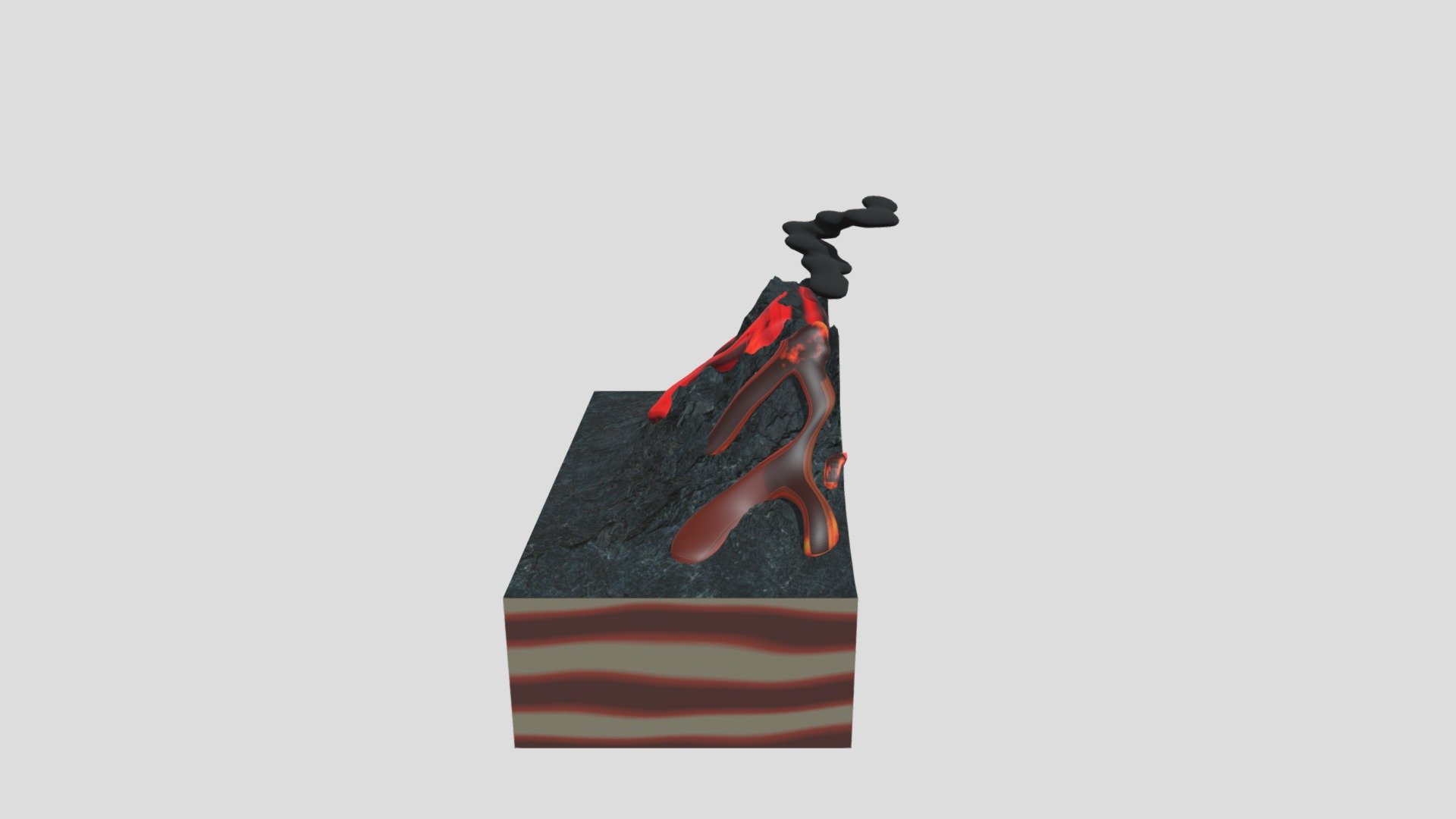 Volcan - 3D model by metaversounam [6747edb] - Sketchfab