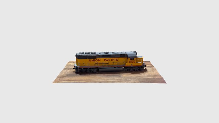 Locomotive Union Pacific 3D Model