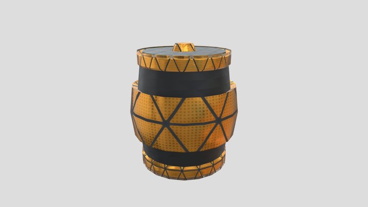 Futuristic barrel - Apex Legends inspired 3D Model