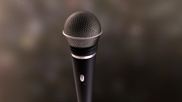 Microphone 3D Model