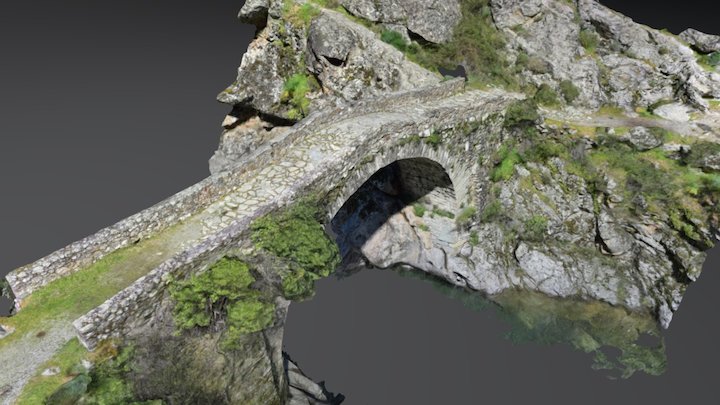 pont Génois (Asco) 3D Model