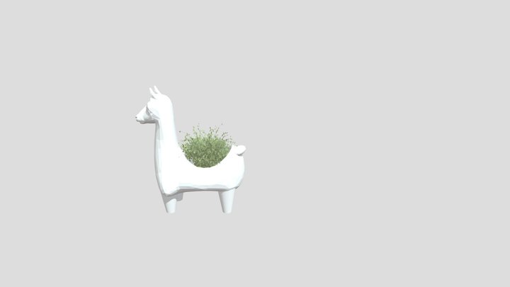 Vaso Lhama 3D Model