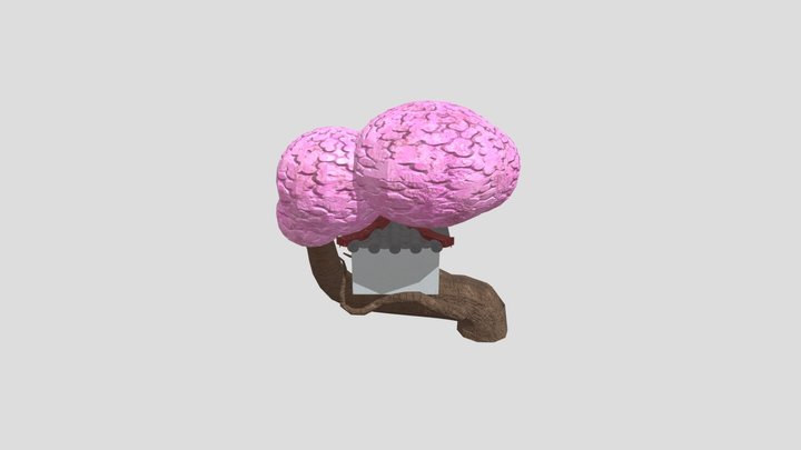 Sakura TreeHouse 3D Model