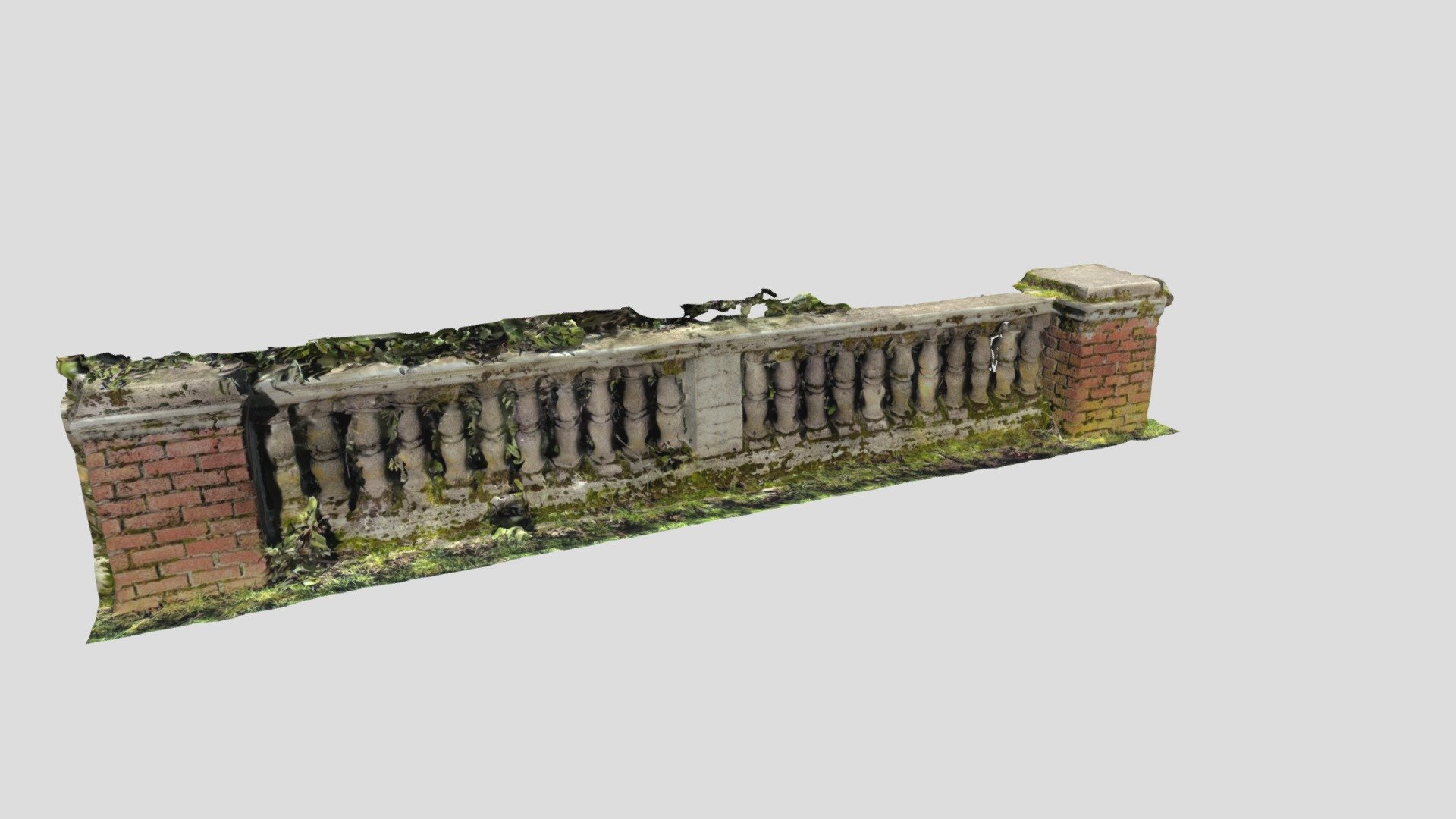Stone Banister — Sketchfab embed 3D viewer