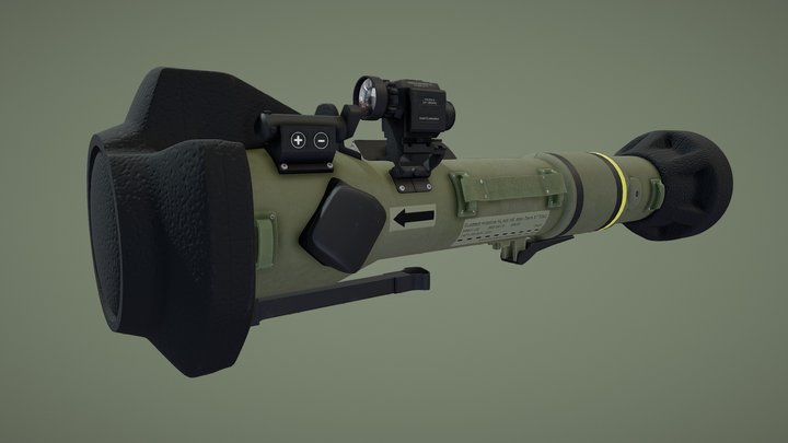 NLAW Next generation Light Anti-tank Weapon 3D Model