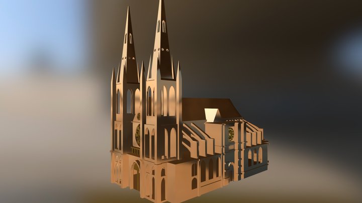 Clermont Cathedral 3D Model