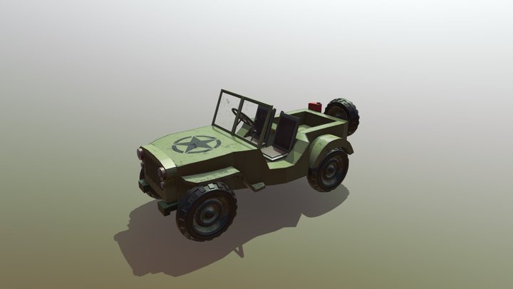 Willy's Jeep 3D Model