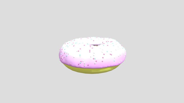Donut 3D Model