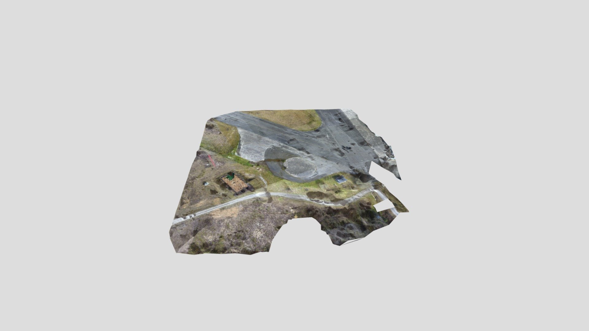 Modelo 3D Aerodromo Rozas