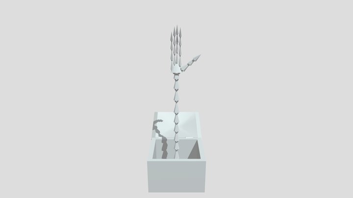 Jack-in-the-box Shake Hand Startup 3D Model