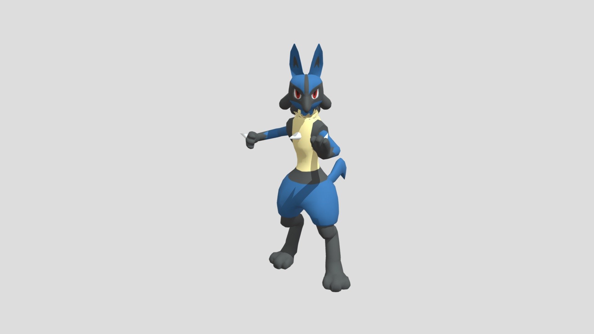 Lucario (2) - Download Free 3D model by jasmine_winchenbach [674ce20 ...