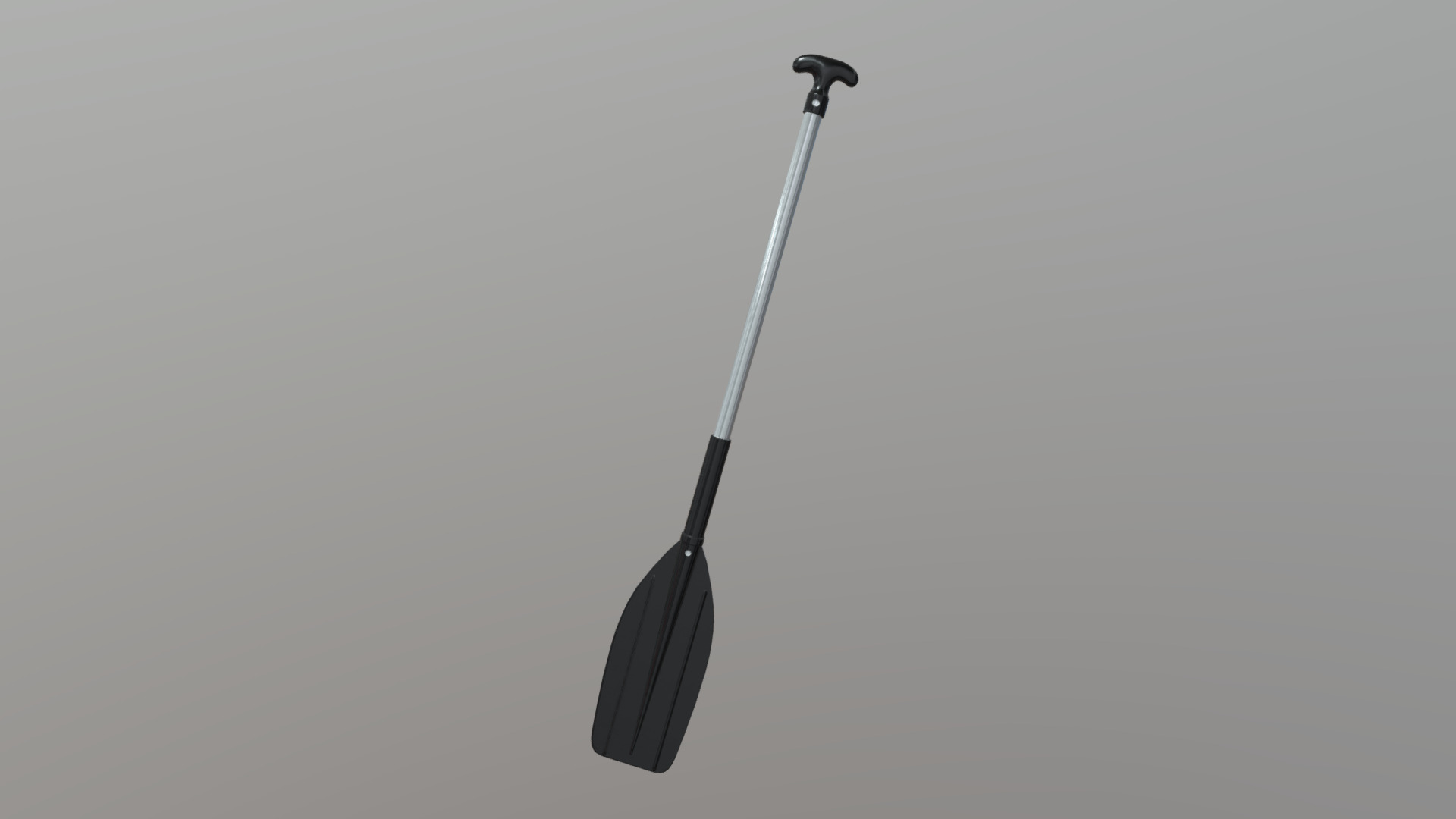 3D model Paddle 2 - This is a 3D model of the Paddle 2. The 3D model is about a sword with a black handle.