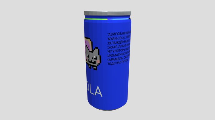 Nyan-Cola 3D Model