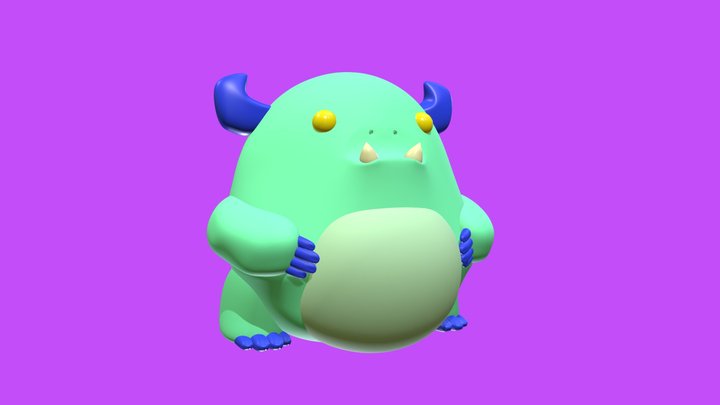 Buggaboo - A Tiny Monster 3D Model