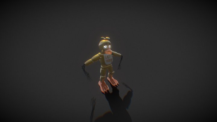 Withered Chica(diff pose) 3D Model