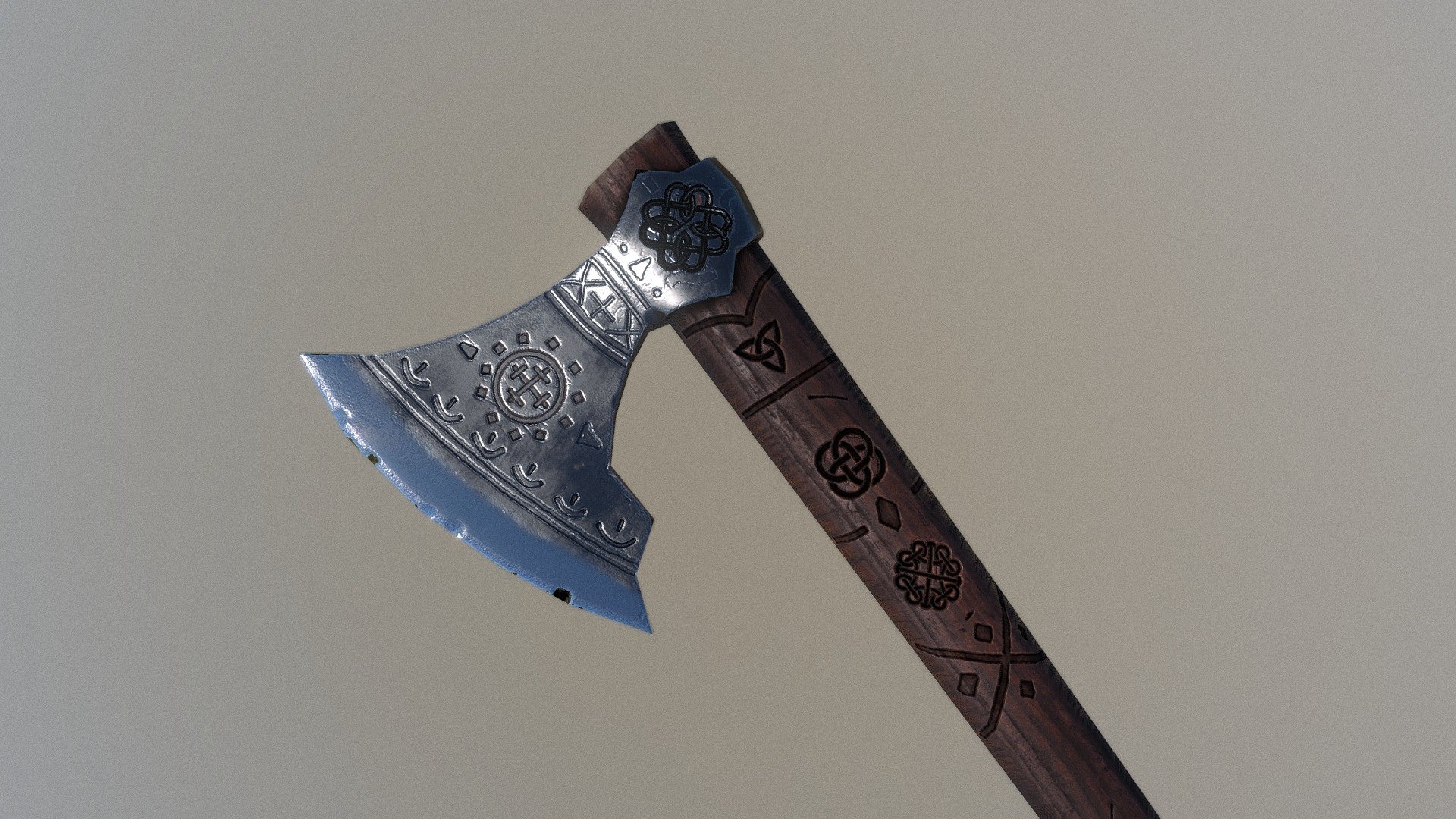 Simple Viking Axe SmPBR