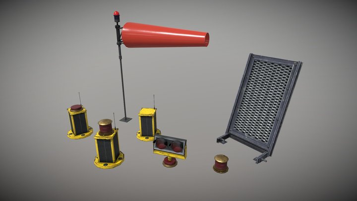 Various Props 3D Model