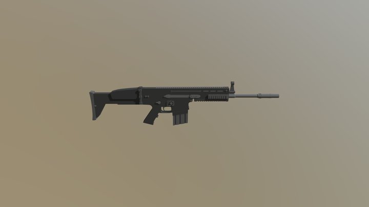 SCAR 3D Model 3D Model