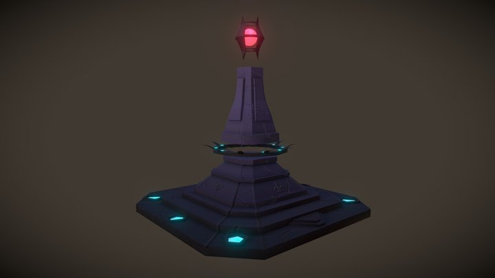 Game-Ready Magic Tower 3D Model