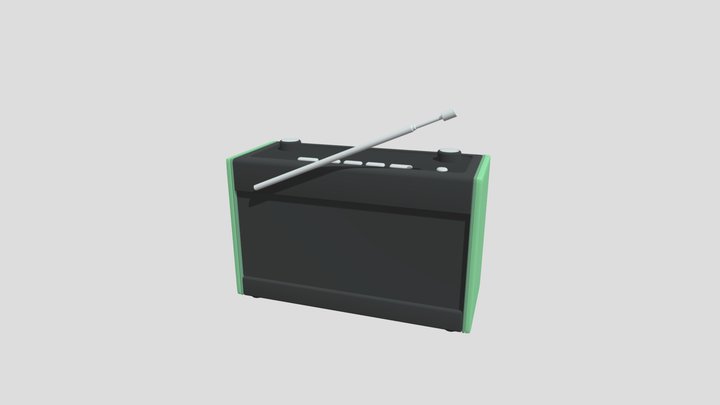Radio 3D Model