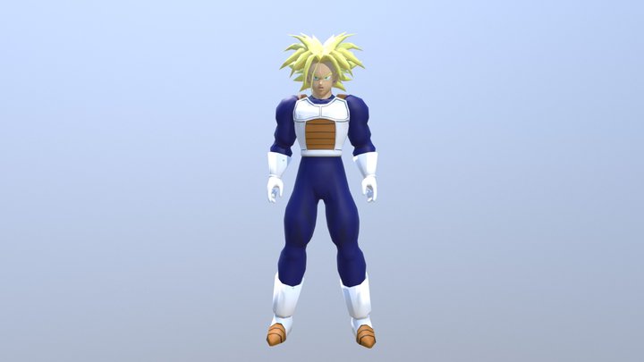 Dragon ball z Trunks 3D Model