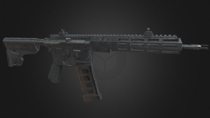 AR-15 3D Model