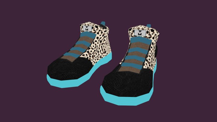 Leopard Sneaks 3D Model