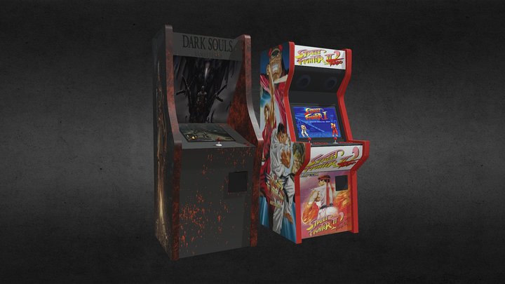 Arcade Cabinet 3D Model